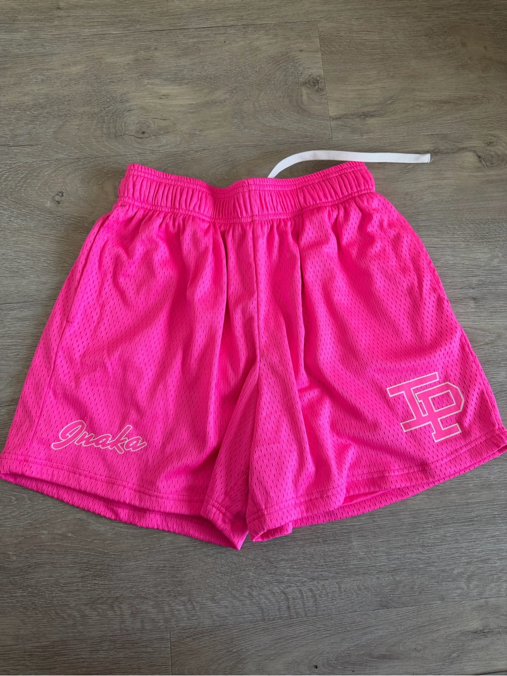 Inaka Power Hot Pink Athletic Mesh Shorts